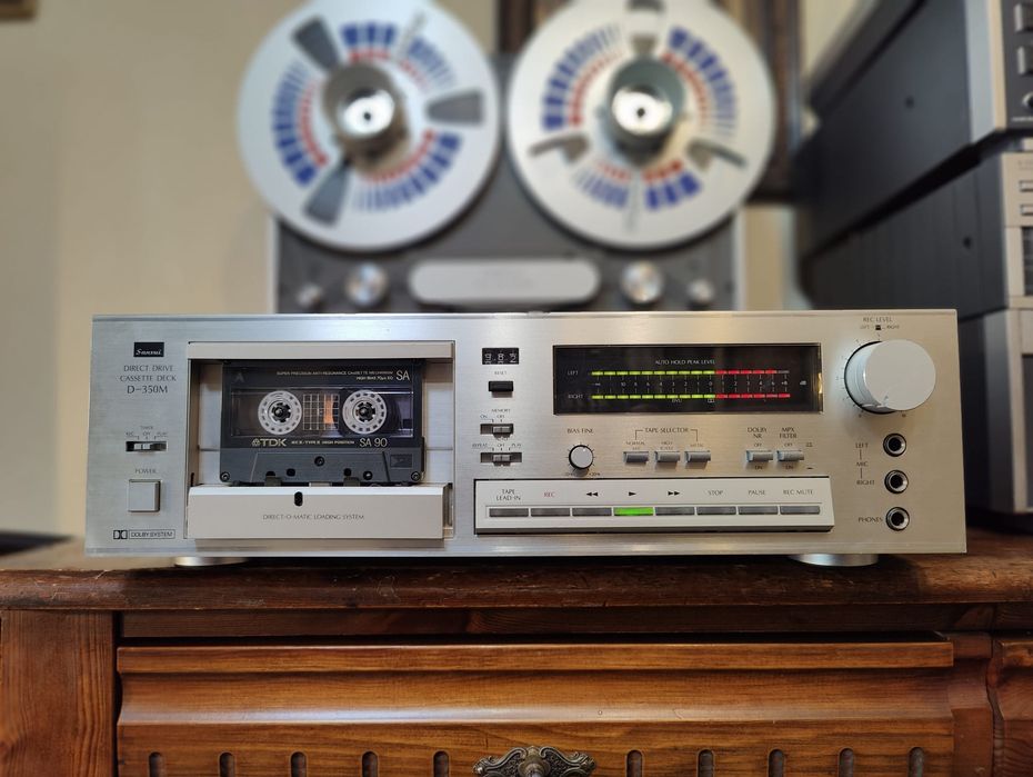 GORĄCA OKAZJA! Magnetofon Sansui  D 350 M  , po serwisie