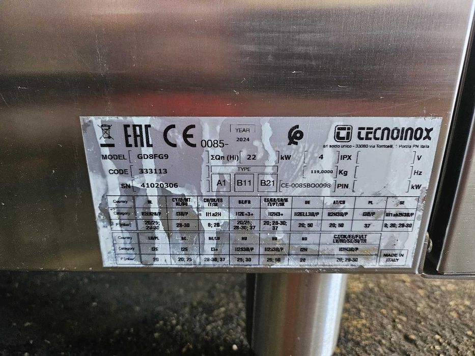 Grelhador a gás como novo