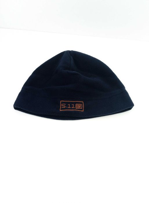 Nowy granatowy polarowy komplet męski czapka i regulowany komin