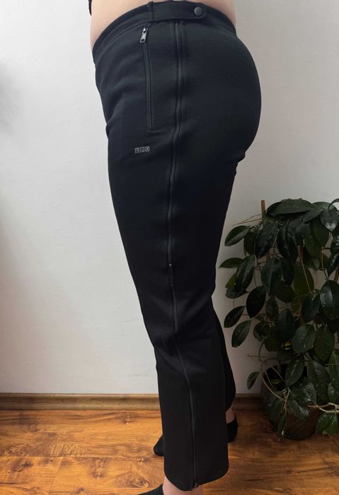 Spodnie dresowe rozpinane zamkami bawełniane dresy LPC L XL 40 42