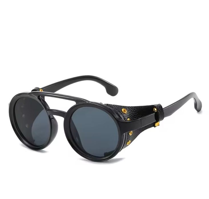 Nowe okulary skórzane Emo Gothic Steampunk Postapocaliptic Mad Max