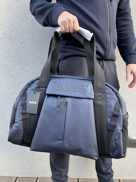 Hugo Boss duża sportowa / podrózna torba Nowa Navy Blu