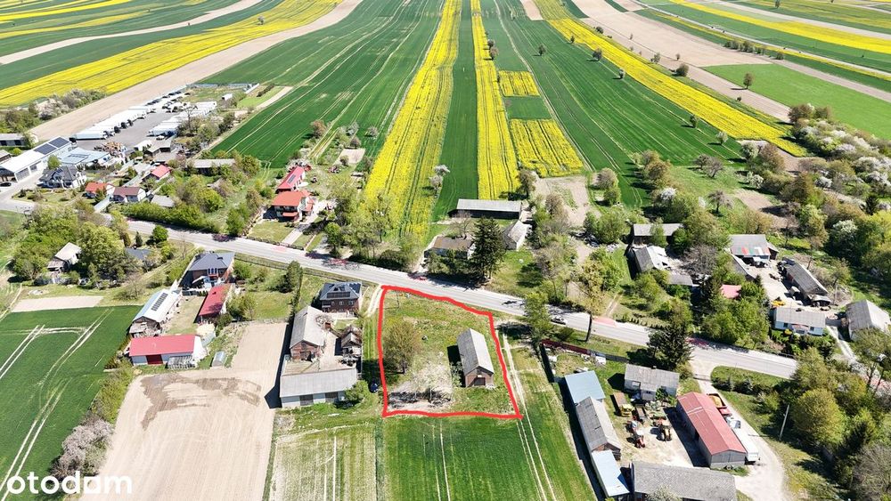 Działka siedliskowa 13 arów, Chmiel, 10–15 min od obrzeży Lublina