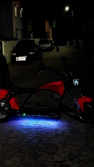 Scooter elétrica Chopper - 1000KM Reais