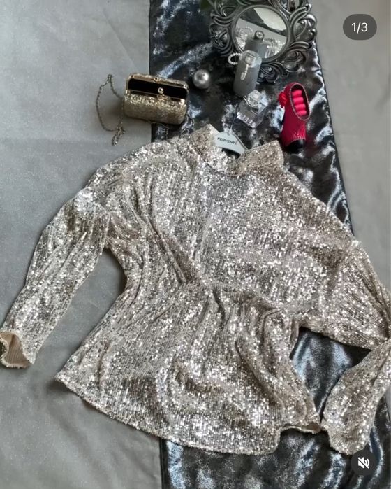 Блузка в паєтки від H&M