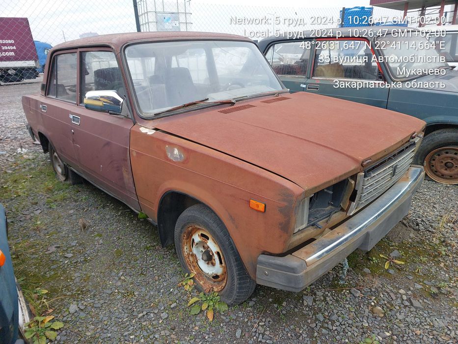 ВАЗ 2107, ДНЗ: АО3952АВ, 2005 року випуску, VIN: XTA21070052187752