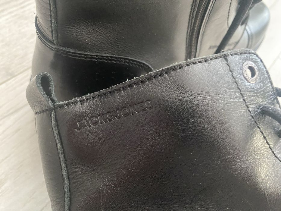 Skórzane trapery męskie Jack&Jones 44
