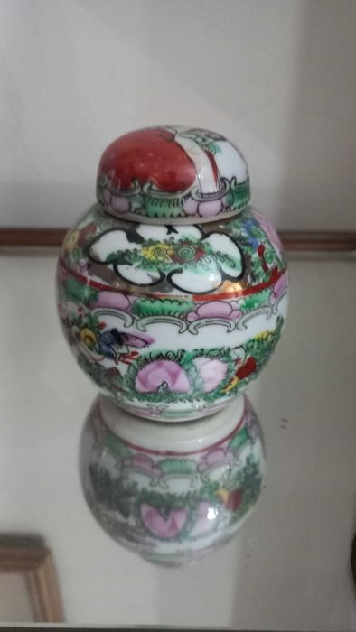 Conjunto de 3 jarras chinesas