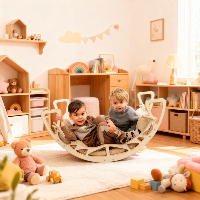 Bujak Drewniany Light & Zjeżdżalnia BabyCraft