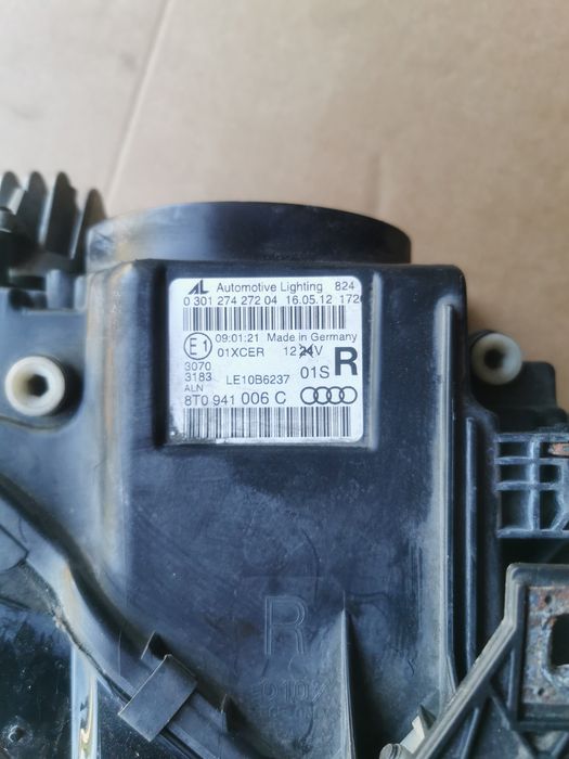 Lampy LEWA PRAWA  AUDI A5 8T bi-xenon nieskretny