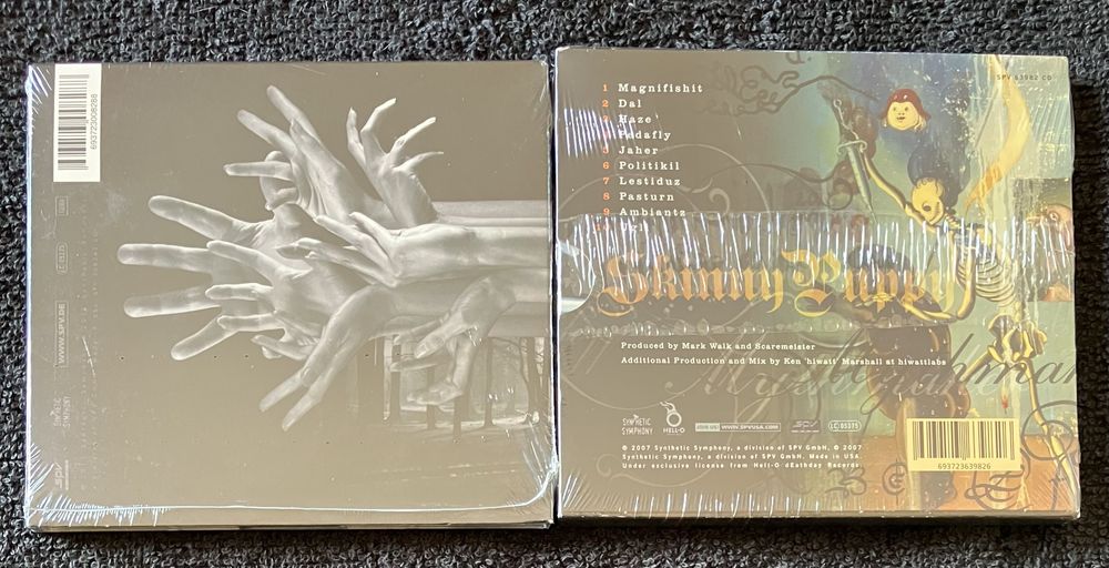 Skinny Puppy - Mythmaker, Handover digipak CDs