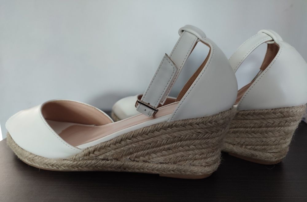 Buty do ślubu, buty białe, koturny do ślubu