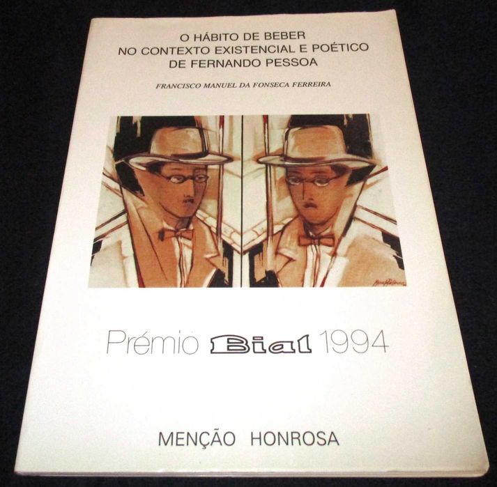 Livro O Hábito de Beber no contexto existencial e poético Pessoa