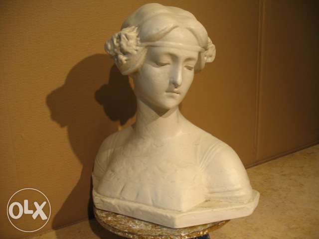 Figura secesyjna, popiersie, rzeźba