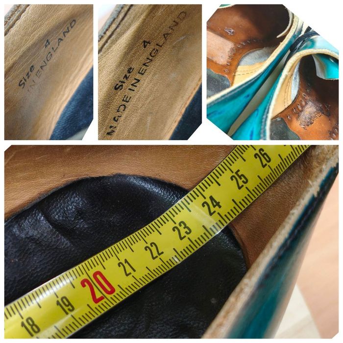 Buty r. 4 (37) Getta Grip Vintage Made in England  Steel Toe skóra