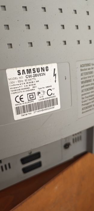 TV Samsung CRT (Tubo) - Ideal para Retrogaming 66polegadas
