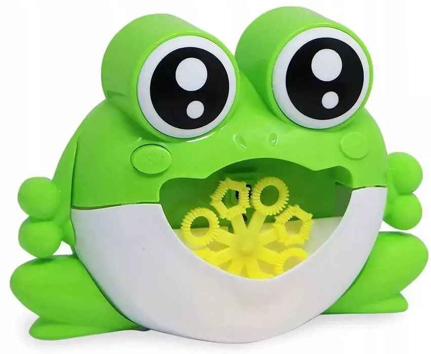 Żabka puszczająca bańki. Icom