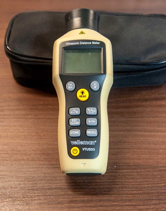 Medidor de distância ultrasónico Welleman VTUSD3 Profissional
