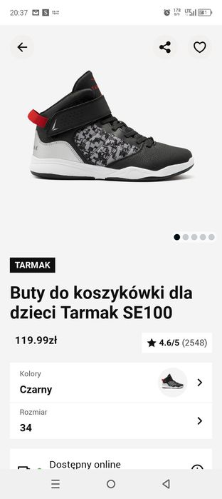 Buty wiosna/jesień Decathlon 34