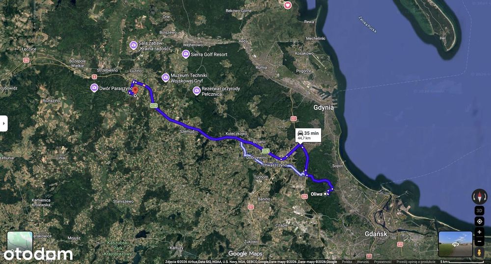 Zaciszne miejsce blisko lasu, węzeł Luzino S6 - 5 min, Bezterminowe WZ - Widok 3