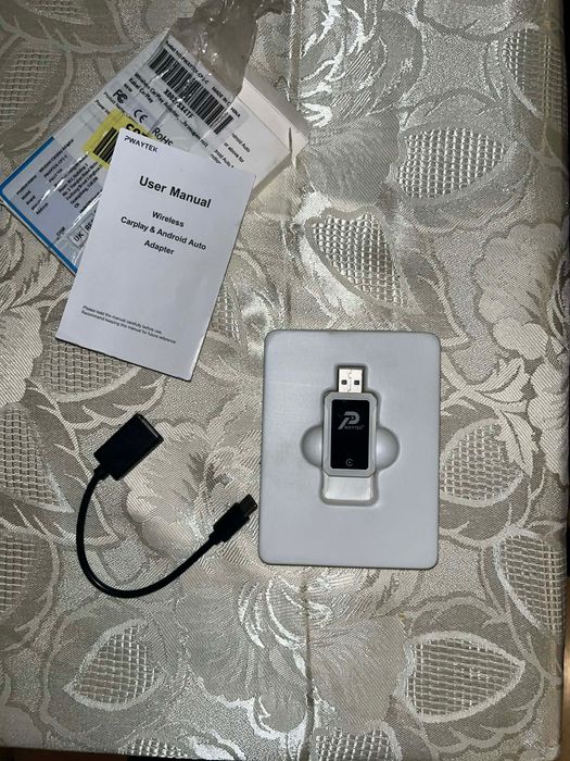 Bezprzewodowy Adapter CarPlay / Android Auto PWAYTEK – NOWY!