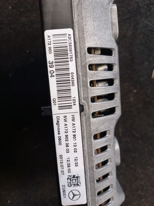 Wyświetlacz radia panel mercedes ml w166