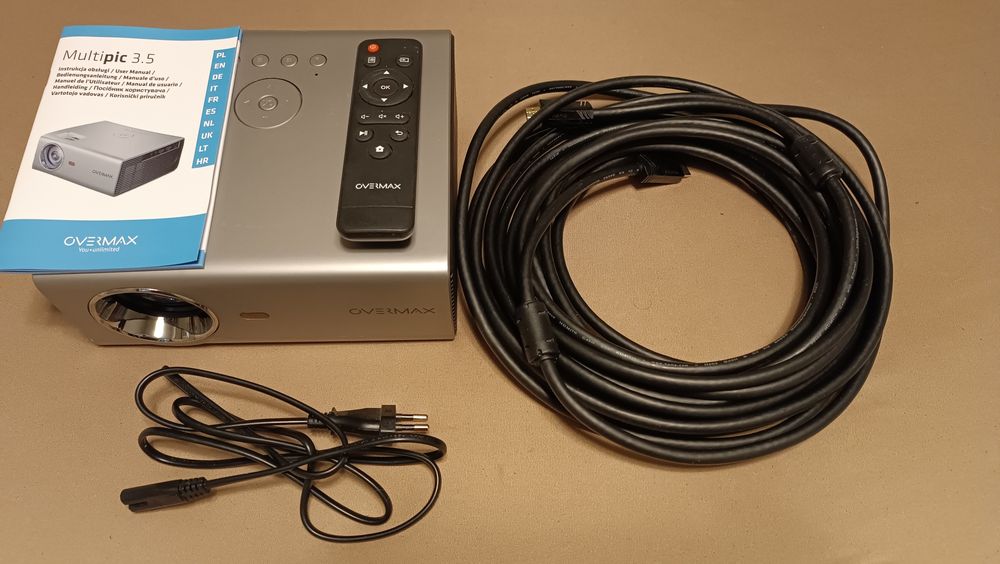Projektor Overmax Multipic 3,5 + Kabel HDMI