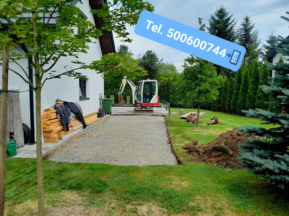 TANIA Minikoparka, Szybko na jutro Usługi minikoparką Minikoparki