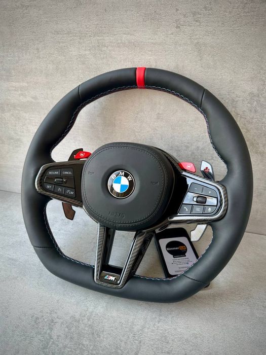 М руль карбон BMW G series g20 g30 g01 g05 g07 подогрев вибро