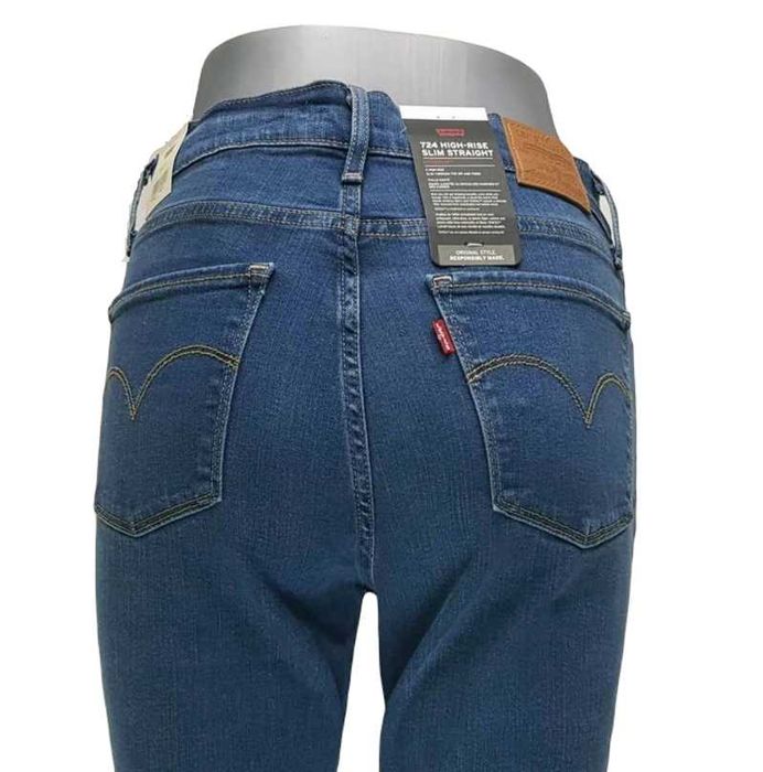 Damskie jeansy Levi's 724 High-Rise Slim Straight nowe Levis - W28/L34