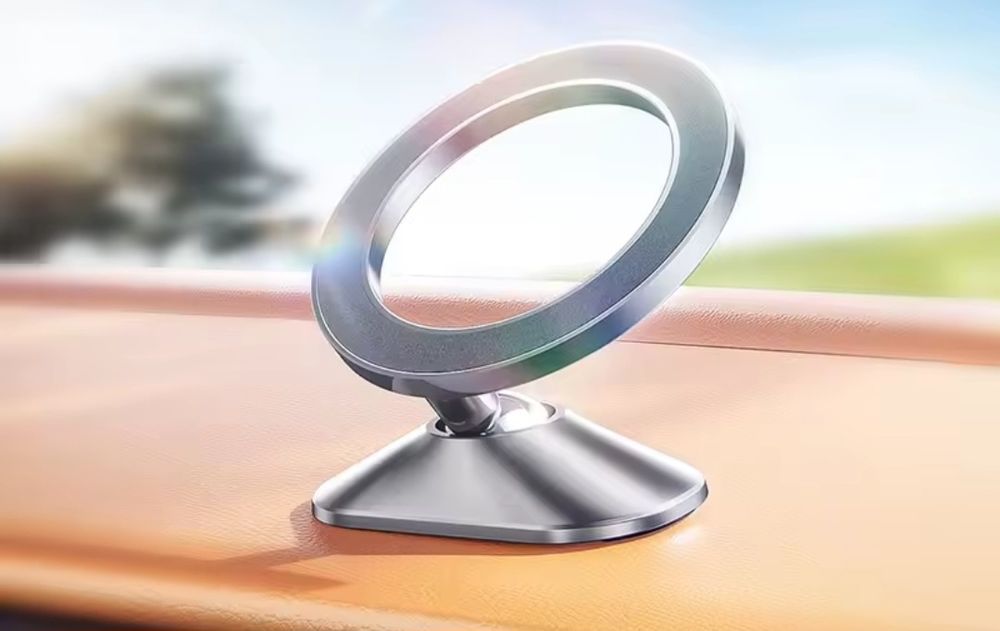 Mini Suporte Magnético de Telemóvel para Painel do Carro - Novo
