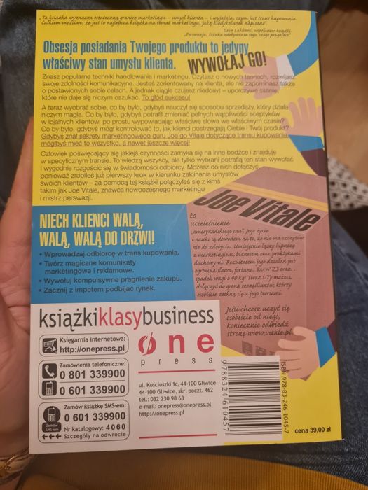 Joe Vitale Ja wprowadzić klienta w trans kupowania