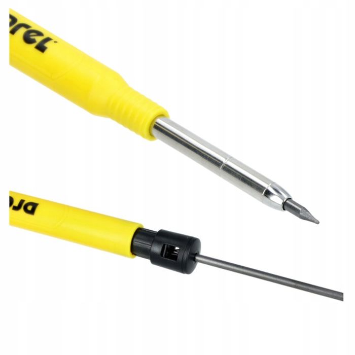 Ołówek Stolarski Budowlany Automatyczny Z Temperówką 24 Szt Wkładów Oł