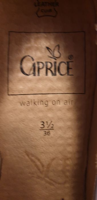 Czółenka Caprice błękitne r. 36-37