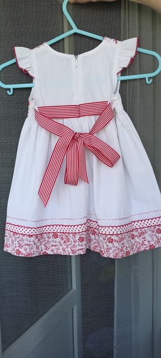 Платье детское на девочку на 1 - 2 года длинна 46 см летнее