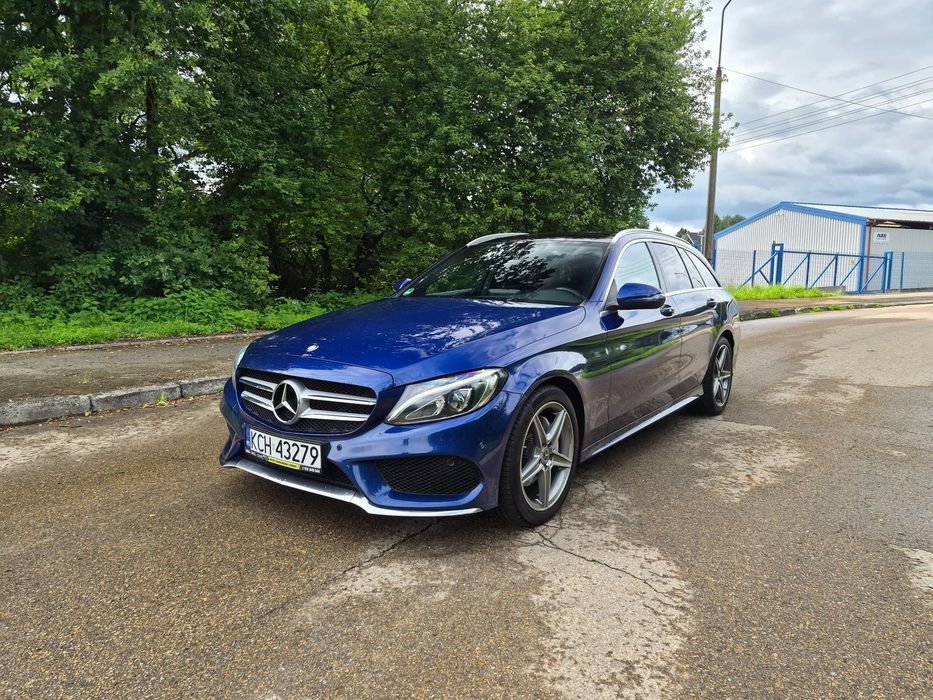 Mercedes-Benz Klasa C AMG-LINE~2.0~184ps~Automat~Full Ledy~Skóra~Panorama~Alu 18cali~Kamera