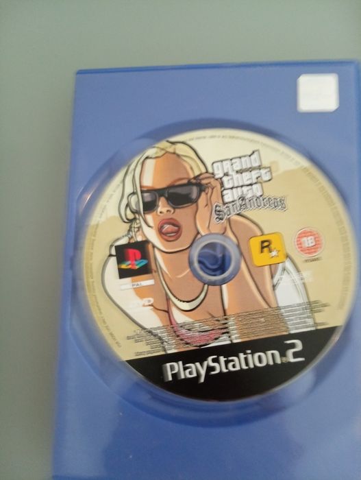 2 Jogos PS2: Grand Teft auto San Andreas	 E  Ratatouille	Playstation 2*