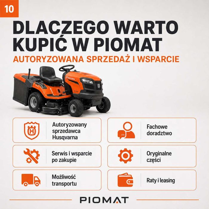 Husqvarna TC 215T 2 cylindry kosz 300 l 2 lata gwarancji