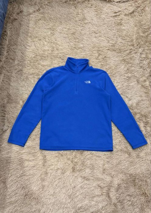 Синяя флисовая кофта флиска the north face tnf тнф оригинал m