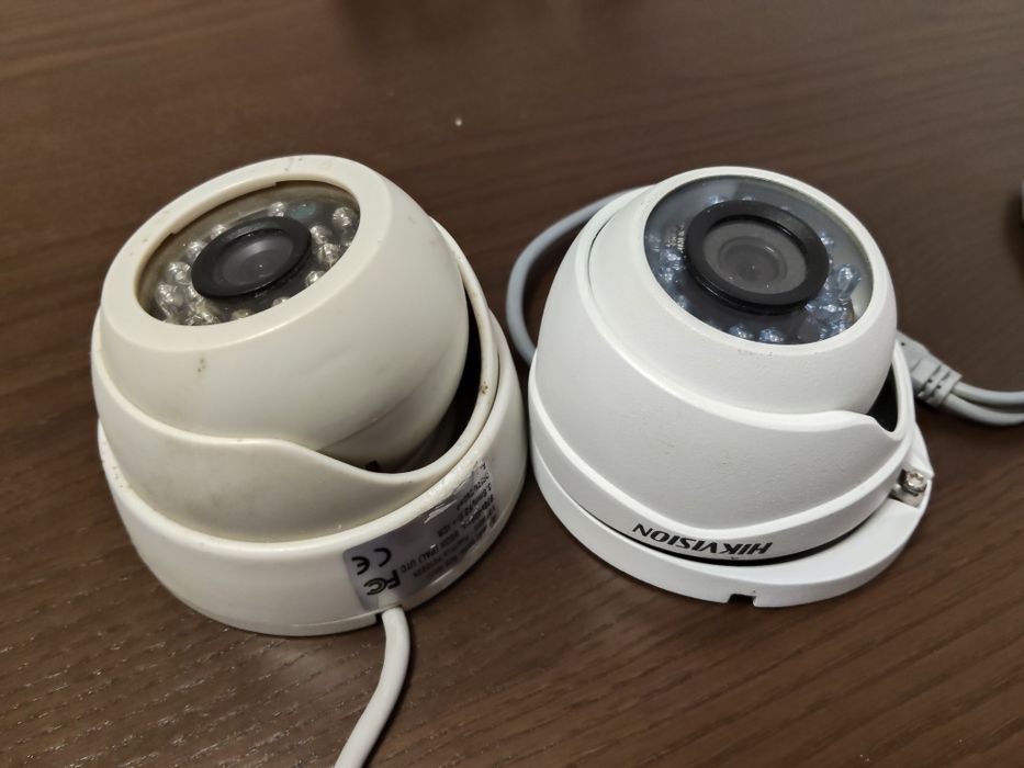 Lote 4 Câmeras Vigilância Dome (Hikvision + PixelPlus 960H) – Usadas
