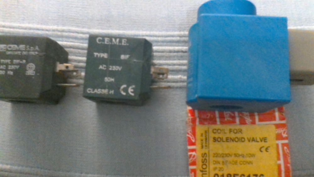 Solenóides de válvulas