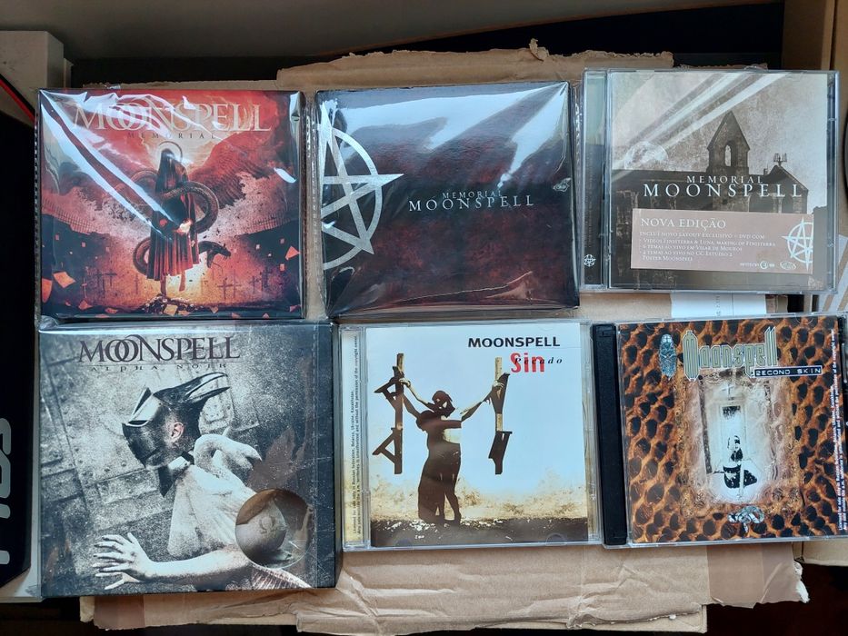 Moonspell colecção cds black metal gothic