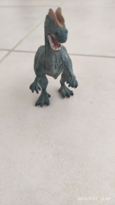 Dinossauro CollectA - Dilophosaurus Blue / Green