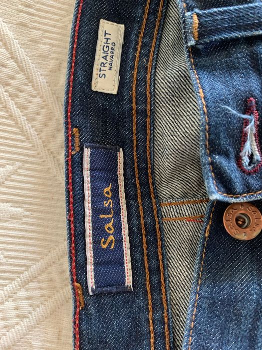 Calças ganga Jeans Homem Salsa Straight Navarro W30 L34