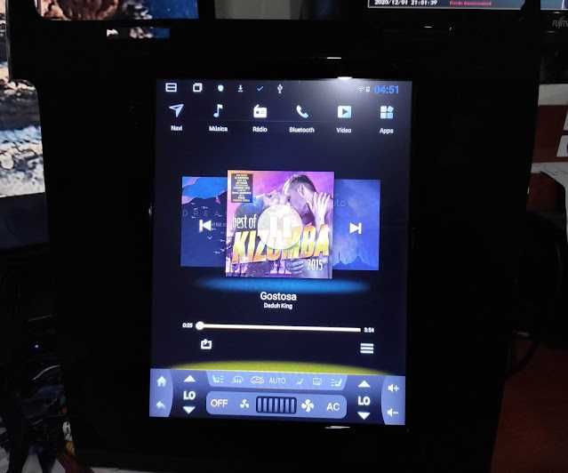 Auto-rádio android 14 Golf 7 2013 9 polegadas e Modelo Tesla