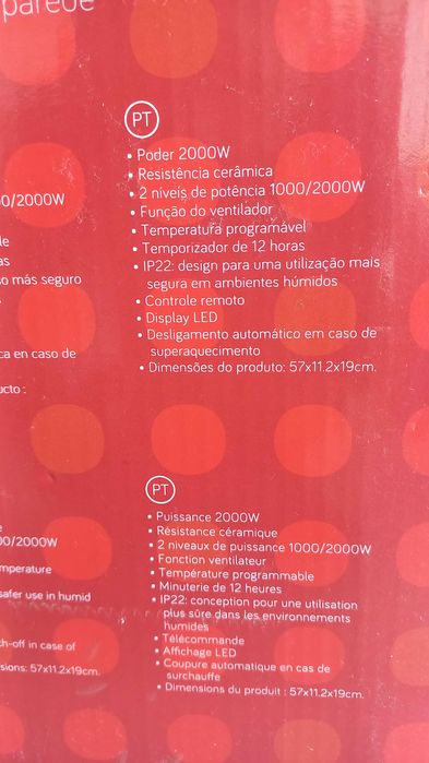 Ventilador de Parede