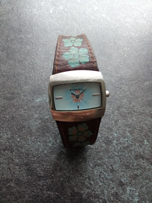 Zegarek damski vintage fossil jr 8348 z oryginalnym paskiem