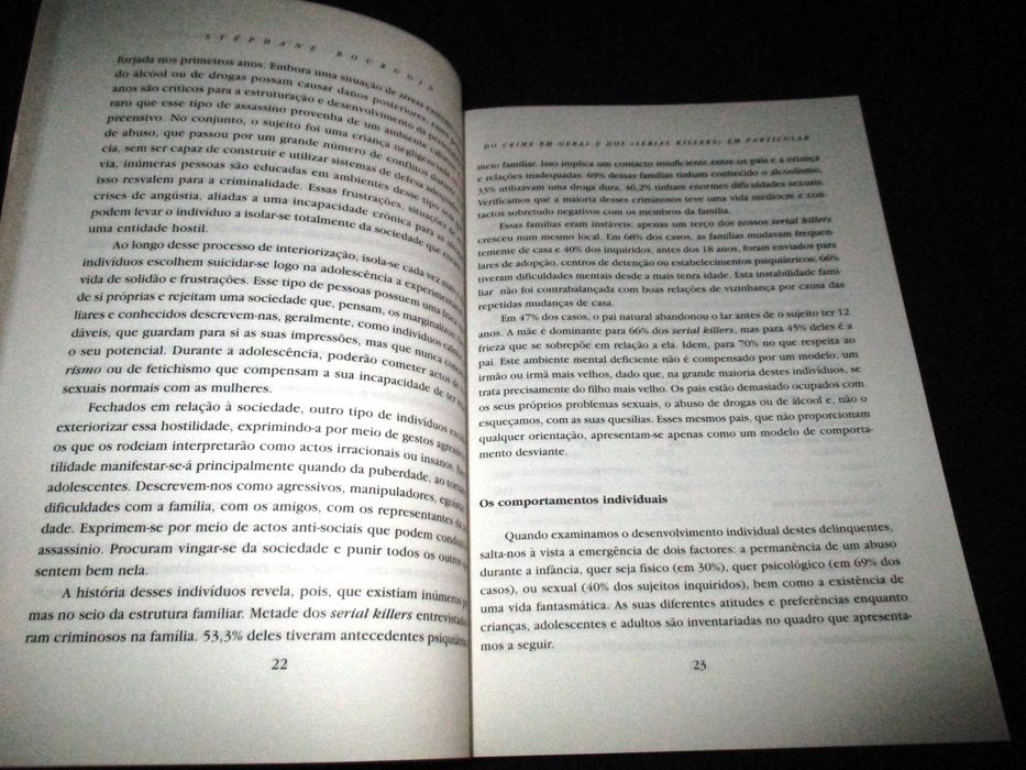Livro Serial Killers Inquérito sobre os assassínios  em série