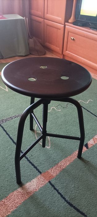 Taboret medyczny Loft, industrialny PRL