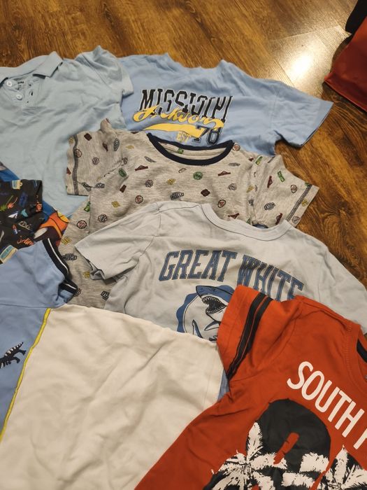 Zestaw koszulek rozmiar 122